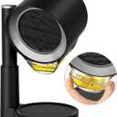 Portable Range Hood: Kitchen Countertop Cooking Exhaust Fan Quiet Smoke Removal - 3-Speed Suction Height & Angle Adjustable Design Dual-layer Filter- Plug-in for Apartments RV BBQ Hot Pot