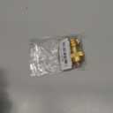 NUPICK Propane Tank Adapter, 1 Lb to 20 Lb Converter, Hook Up Small Propane Tanks to BBQ Grill, 100% Solid Brass Construction (POL)