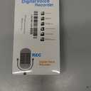 64GB Digital Voice Recorder - ZIPCIDE Digital Voice Activated Recorder with AI-Intelligent Noise Reduction, Voice Activated Sound Audio Tap Recorder Device for Lectures Meetings, Work, Interviews