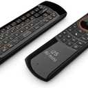 Rii Mini i25 Multifunction Portable 3 in 1 2.4GHz Wireless Fly Mouse Keyboard and Remote Control with Rechargeable Li-ion Battery for PC, Laptops, Linux, Android Tv Boxs, Windows, Windows, IPTV