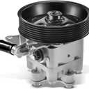 YHTAUTO Power Steering Pump with Pulley Replacement for Nissan Altima 2007-2012 3.5L, Maxima Murano 2009-2014 3.5L, Power Assist Pump Replace 49110-ZX02A 49110-ZX70A