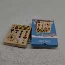 Busy Board with Led Light, Montessori Toys for 1-3 Years Old Boys Girls Wooden Toddler Toys Birthday Gift Educational Toys for 1+ Year Old, Toddler Travel Toy Sensory Toys for Kids with Autism