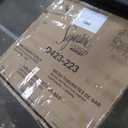 Signature Design by Ashley Erinberg Casual Counter Height Dining Table and 4 Armless Upholstered Bar Stools with Footrest and 2 Shelves, Set of 5, White & Light Gray