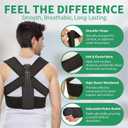 Posture Corrector for Women and Men  Upgraded Back Straightener for Effective Lower Back Pain Relief, Back Brace for Hunchback, Scoliosis, and Better Posture Support(Small/M)