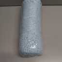 Smiry Luxury Chenille Toilet Rugs U-Shaped 24x24, Soft Absorbent Non-Slip Contour Bathroom Rugs for Toilet, Machine Washable Contoured Bath Mats, Sky Blue