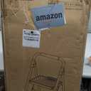 KINGRACK 4 Step Ladder, Sturdy Steel Step Stool with Anti-Slip Wide Pedals, Handrail, Safe-Lock Design, Pass 800lbs Load Testing, Folding Portable Ladder for Multi-Purpose, Home, Kitchen, Black