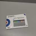 maxtek Magnetic Dry Erase Markers with Eraser - 12 Count Colorful Fine Tip Whiteboard Markers for Kids, Low Odor Whiteboard Markers for Calendar Boards White Board
