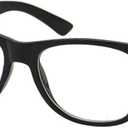 grinderPUNCH Kids Nerd Glasses Clear Lens Geek Fake for Costume Children's (Age 3-10) Black