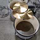 VEVOR Adult Set 22 inches Complete Full Size Drum Kit (SH-003-SY) (Silver)
