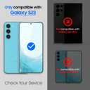 Whitestone DOME EZ [Easy installation] tempered glass screen protector for Galaxy S23 with Easy installation tool [3pack]