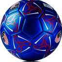 Western Star Soccer Ball USA - Official Match Grade Soccer Balls - Youth & Adult - Attractive and Durable Design - Performance, Size 4