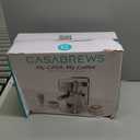 CASABREWS 3700 Essential Espresso Machine 20 Bar, Stainless Steel Cappuccino & Latte Machine with Steam Frother for Home, 43.9oz Water Tank, Coffee Gift for Women & Men, Silver