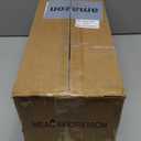 Utility Slim Storage Cart with Wheels, 4 Tier Small Rolling Cart with Wood Top, Metal Kitchen Bathroom Laundry Room Organization Trolley with Handle for Narrow Space  Black (7.1 inch wide)