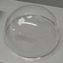 SUPREMETECH Acrylic Dome/Plastic Hemisphere - Clear - 15" Diameter, 3/4" Flange with No Pre-Drilled Holes