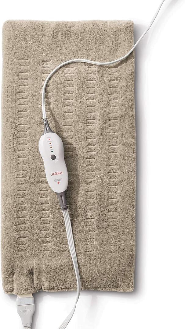 Sunbeam Premium Sunbeam Heating Pad with Compact Storage King Size Beige