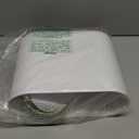 Bathroom Trash Can with Lid 3.2 Gallon Narrow Trash Can Small Plastic Trash Bin 12 Liter Rectangular Plastic Garbage Can with Press Type Lid for Bedroom Bathroom Milk White