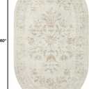 Loloi Rifle Paper Co. Courtyard Collection COU-01 Yellow/Multi 2'-0" x 5'-0" Accent Rug feat. CloudPile
