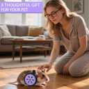 Adjustable Syrian Hamster&Dwarf Hamster Wheelchair for Back Legs Mobility Aid, Soft TPU Tires with Raps, Fits Pets 0.1-0.5 lbs (Hamster) (Small)