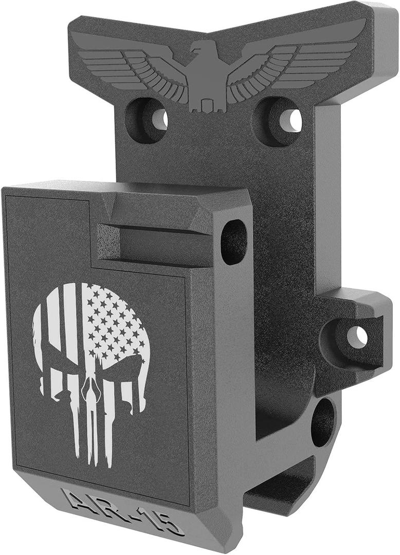 Aoanoko Gun Wall Mount, Gun Rack with Absolutely Strong and Solid PA Material& Frosting Treatment Display Storage Organization System Unique Low Profile Design Withstand 300Lbs of Tension