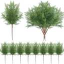 Amazon.com: CraftyDream 8 Pcs 16 Inch Christmas Artificial Cedar Pine Branches Natural Cedar Branch Realistic Christmas Tree Picks Faux Greenery Stems for Holiday Wreaths Garland Vase Craft DIY Home Decor : Home & Kitchen