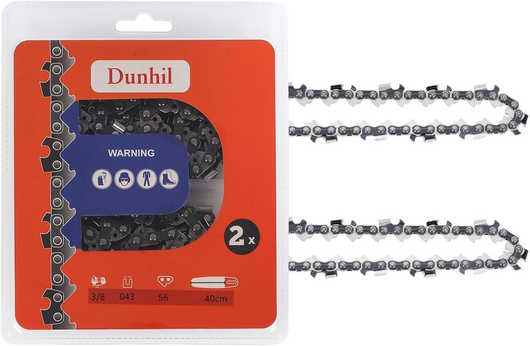 2 Pack 16 Inch Chainsaw Chains for EGO Power+ CS1613 CS1604 CS1600 CS1610 CS1611 16-Inch 56V Chainsaw, for Milwaukee M18, for Worx WG385, for CRAFTSMAN CMCCS660,for DEWALT DCC690M1