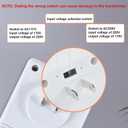 100W Voltage Converter Travel Adapter 110V/120V to 220V/240V Travel Step-Up & Down Voltage Converter Transformer