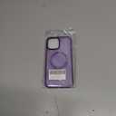 Case for iPhone 13 Pro Max Magnetic with Stand Ring, [Compatible with Magsafe] Lightweight and Translucent Matte Back Shockproof Protective Case Men Women Purple