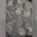 Amerdeco 10 Pack 1-1/4 inch Kitchen Cabinet Knobs Brushed Gold Cabinet Knobs Bedroom Dresser Gold Round Drawer Knobs Single Hole Cabinet Pulls