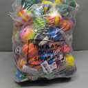 Yunsailing 108 Pcs Mini Stress Balls Bulk 2.4'' Sensory Fidget Ball Treasure Box Prizes Soft Assorted Stress Relief Toys for Hand Wrist Finger Exercise Adult Teen Party Favor Classroom