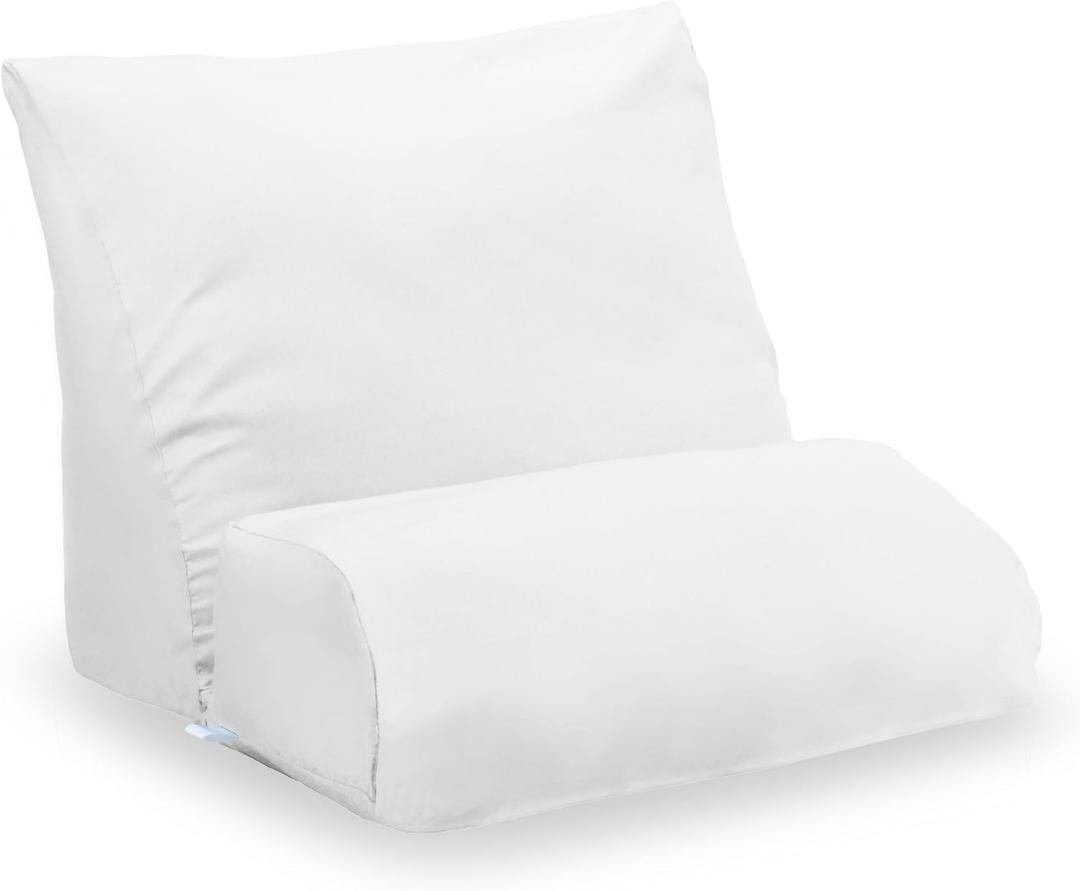Contour Products Flip Pillow White Case - Standard Size