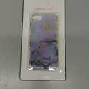 JIAXIUFEN Compatible with iPhone SE 2022 Case,iPhone SE 2020 Case, Gold Glitter Marble Desgin Slim Shockproof Flexible Soft Silicone Cover Phone Case for iPhone 6 6s 7 8 Dark Blue