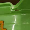 Suhaco Low Entry Litter Box for Senior Cats Extra Large Cat Litter Box with High Sides for Kitten, Anti Splashing & Easy to Clean for Indoor Cats Litter Pan (Green)