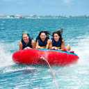 Swonder Towable Tubes for Boating, 65 & 75 Boat Tubes and Towables - Newport Classic Round Inflatable Tubes for Boats to Pull, 3 Person