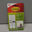 Command 15 lb Large 4 Pairs Picture Hanging Strips (8 Strips), Damage-Free Hangers for Picture Frames, No Tools Required, Great for Home Room Wall Decor, White Adhesive