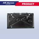 Rear License Plate Tag Bracket with Hinge Compatible with 1968-1972 Chevy Impala Chevelle Camaro Caprice Monte Carlo Nova