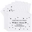 Sotiff 60 Pcs Makeup Bags Bulk Cosmetic Bag for Women Inspirational Thank You Gifts EVA Swag Bag Items Appreciation Gift Empowering for Staff Teacher Nurse Employee Mother(Awesome,6 x 4 Inch)
