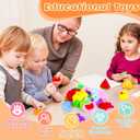 120 Pack Squishy Toys, Mochi Squishy Bulk Squishys Party Favors for Kids, Squishies for Kids,Fidget Stress Toys, Treasure Box Toys for Classroom Prizes, Birthday Xmas Gifts Goodie Bags Fillers