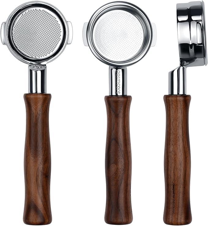 NORMCORE 58mm Bottomless Portafilter Compatible with Breville Barista Series and Machines (Walnut) NORMCORE 58mm Bottomless Portafilter Compatible with Breville Barista Series and Machines (Walnut)