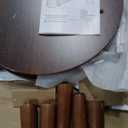 YISUFO 70" TV Stand with Sliding Doors, Mid-Century Modern TV Consoles with Power Outlet and Adjustable Shelves, Fluted Entertainment Center for TVs up to 75" for Living Room, Walnut