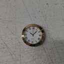 Hicarer 1.8 Inch (45 mm) Clock Insert Fit Diameter 1.6 Inch (40 mm) Hole, Roman Numerals (Gold Bezel)