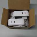 TESSAN 2 Prong to 3 Prong Outlet Adapter 2 Pack, US to Japan Plug Adapter with 4 Outlets 3 USB (1 USB-C), Outlet Adaptor US to Japan China Mexico Philippines Canada Peru Thailand Vietnam