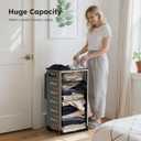SOLEDI Laundry Hamper with Lid 100L Large & Tall Collapsible Laundry Basket, Clothes Hamper with Bag Removable Easy to Carry, Dirty Hampers for Bedroom, Bathroom, Dorm, College, Grey