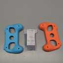 [Switch 1/2 Compatible] FASTSNAIL Grips for Nintendo Switch 2 (2025)/1&OLED for Joy-Con 2, Wear-Resistant & Anti-Slip Controller Grips Handle Kit, Switch 2 Joypad Holder Accessories (Orange,Blue)