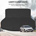 LASFIT Trunk Mat for Honda Civic Sedan 2016-2021, All Weather TPE Custom Fit Trunk Liner Trunk Tray Cargo Mat Cargo Liner Cargo Tray (Not for Hatchback/Coupe)
