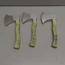 4 Pack Halloween Foam Axe Toy Fake Hatchet Realistic Props for Lumberjack Butcher Halloween Costume Weapon Party Supplies (Color Set 2)