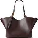 Trendy Large Capacity Tote Bag: Adjustable Shoulder Strap - Professional Women - Work Travel Everyday Use