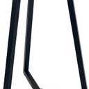 Round Metal Coffee Table Legs,16 Inch Black Iron Dining Table Base Only,Circle End Table Legs
