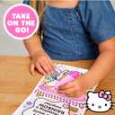 Hello Kitty Aqua Art Pad, 4 Art Pages, On The Go Reusable Water-Reveal Activity Pad, Mess Free Arts and Crafts, Paint with Water Brush Set, Kids Toys, Sanrio Stuff, Hello Kitty Craft Kits for Kids 3+