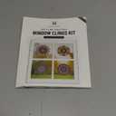 Hula Home Stained Glass Mandala Art Kit - DIY Window Clings with Markers, 10 Suncatchers - Perfect Hobby for Adults, Kids, Teens & Seniors - Ideal Gift for Beginners, Women & Elderly