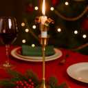 Automatic Candle Extinguisher | All-in-One Candle Snuffer & Wick Trimmer | American Solid Brass Design | Unique Gift Ideas | Vintage Home Safety Decor